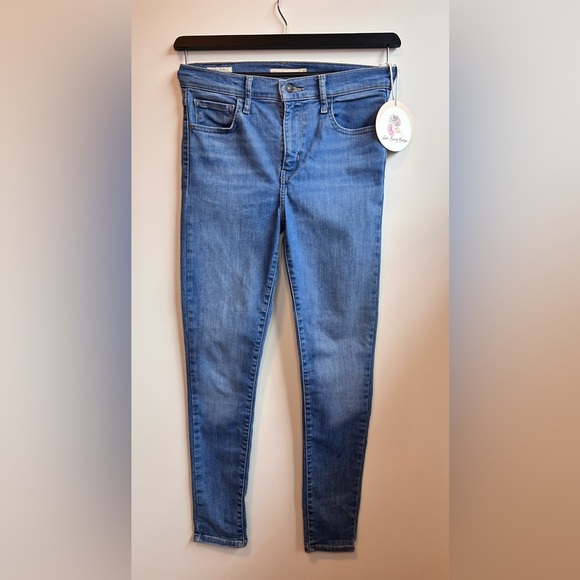 Levi’s Premium Light Blue Skinny Jeans high rise, super skinny size 27 (F) - Picture 1 of 4